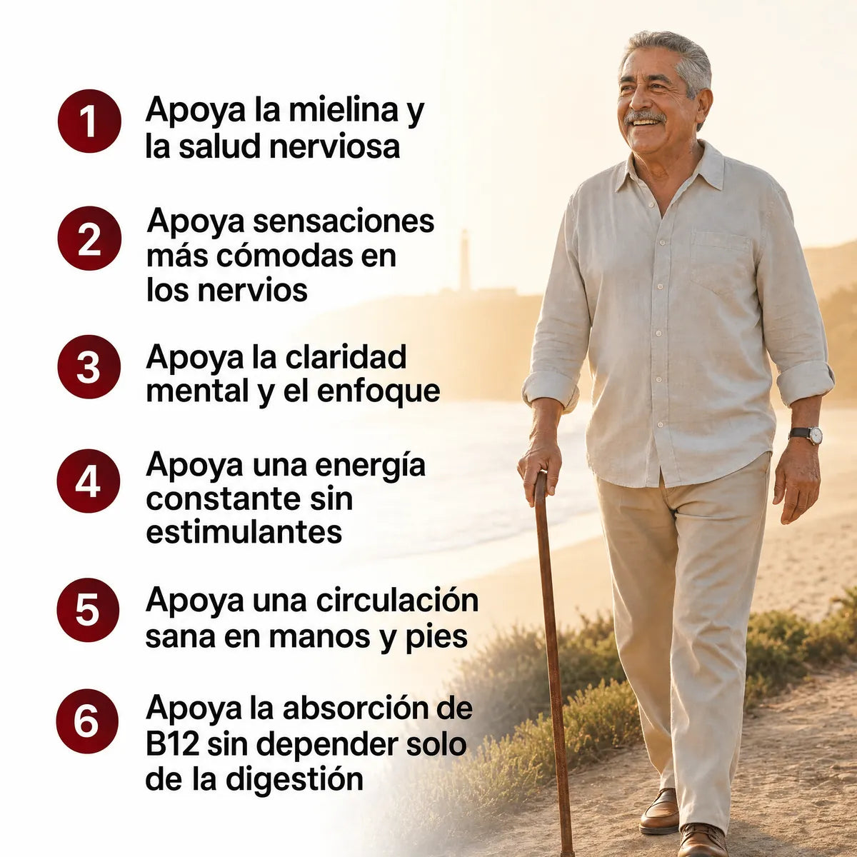 6 beneficios del Complejo B Neurotrópico