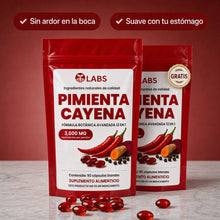 Cápsulas de Pimienta Cayena de Raíces Labs