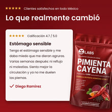 Reseña de cliente: estómago sensible