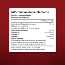Información del suplemento