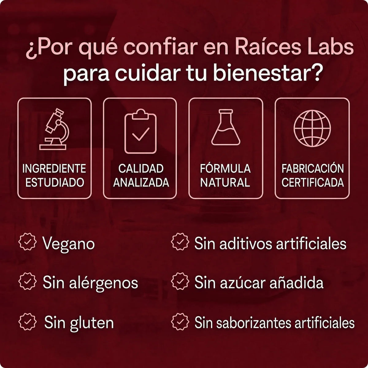 ¿Por qué confiar en Raíces Labs?